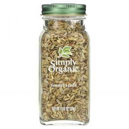 Simply Organic, Семена фенхеля, 1,90 унции (54 г)