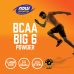 NOW Foods, Sports, BCAA Big 6, натуральный виноград, 600 г (21,16 унции)