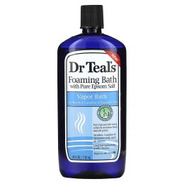 Dr. Teal's, пенка для ванны с чистой английской солью, ароматизатор для ванны, 710 мл (24 жидк. унции)