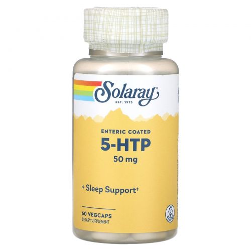 Solaray, 5-HTP, 50 mg, 60 VegCaps