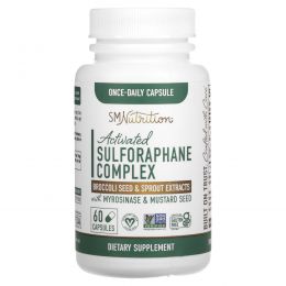 SMNutrition, Activated Sulforaphane Complex with Myrosinase & Mustard Seed , 60 Capsules