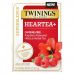 Twinings, Superblends, Heartea с витамином B1, малина, травяной чай из гибискуса, без кофеина, 16 чайных пакетиков, 32 г (1,12 унции)