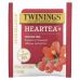 Twinings, Superblends, Heartea с витамином B1, малина, травяной чай из гибискуса, без кофеина, 16 чайных пакетиков, 32 г (1,12 унции)