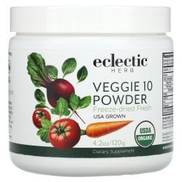 Eclectic Institute, Veggie 10, порошок из цельных пищевых продуктов, 4,2 унции (120 г)
