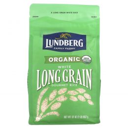 Lundberg, Organic White Long Grain Rice, 2 lbs (907 g)