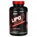 Nutrex Research, LIPO-6 Black, экстремальная эффективность, 120 черных капсул