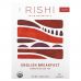 Rishi Tea, Organic Black Tea, English Breakfast, 15 Tea Bags 1.69 oz (48 g)