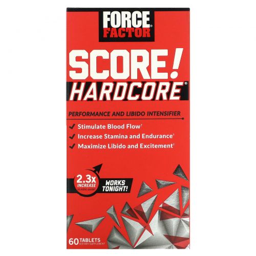 Force Factor, Score! Hardcore`` 60 таблеток