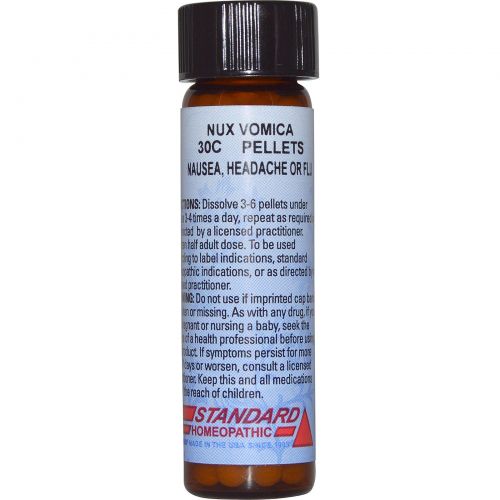 Hyland's, Standard Homeopathic, Nux Vomica, 30С, 160 гранул (1/4 унции)