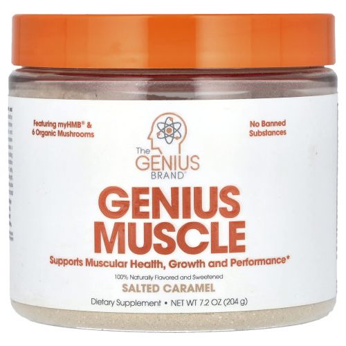 The Genius Brand, Genius Muscle, клубнично-ванильный крем, 214 г (7,55 унции)