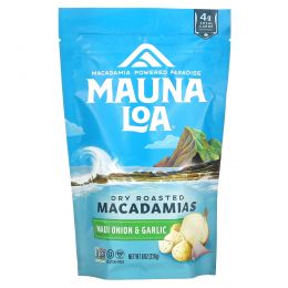 Mauna Loa, Dry Roasted Macadamias, Maui Onion & Garlic, 8 oz (226 g)