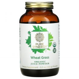 Pure Synergy, Wheat Grass, Organic Juice Powder, 5.3 oz ( 150 g)