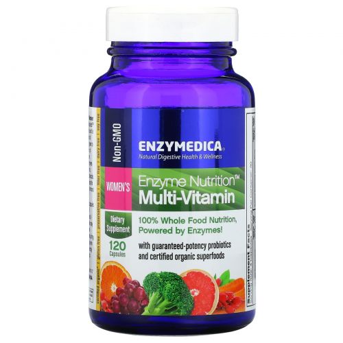 Enzymedica, Мультивитамины Enzyme Nutrition, для женщин, 120 капсул