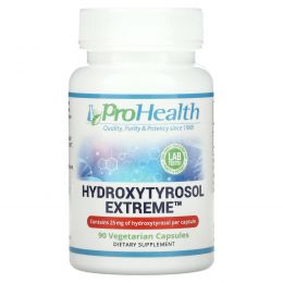 ProHealth Longevity, Hydroxytyrosol Extreme, 25 мг, 90 вегетарианских капсул