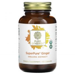 The Synergy Company, Экстракт имбиря SuperPure, 60 органических капсул