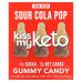 Kiss My Keto, Gummy Candy, кислая кола, 8 пакетиков по 25 г (0,88 унции)