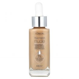 L'Oréal, True Match Nude, сыворотка с гиалуроновой кислотой, оттенок 4–5 Medium, 30 мл (1 жидк. унция)