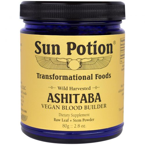 Sun Potion, Порошок Ashitaba, Oрганическиj, 2,8 унции (80 г)