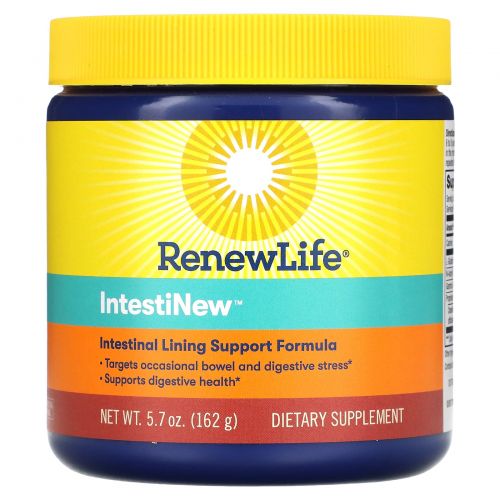 Renew Life, IntestiNew, формула для поддержки слизистой оболочки кишечника, 5.7 унций (162 г)