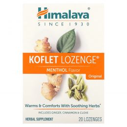 Himalaya Herbal Healthcare, Леденцы от кашля и боли в горле кoflet, 20 леденцов