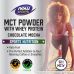 Now Foods, Sports, MCT Powder with Whey Protein, Chocolate Mocha, 1 lb (454 g)