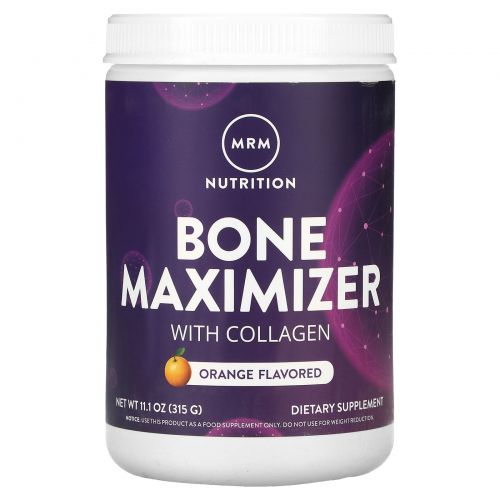 MRM, Bone Maximizer with Collagen, Natural Orange, 0.69 lb (315 g)