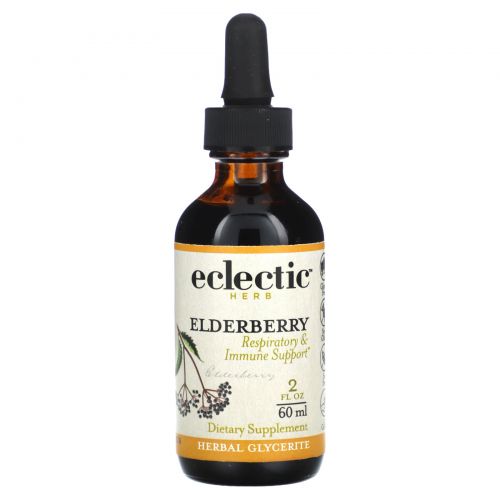 Eclectic Institute, Elderberry, 500 mg, 2 fl oz ( 60 ml)