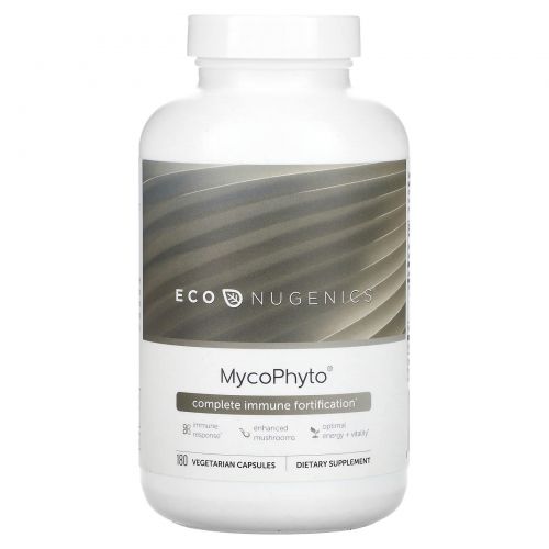 Econugenics, MycoPhyto, 180 вегетарианских капсул