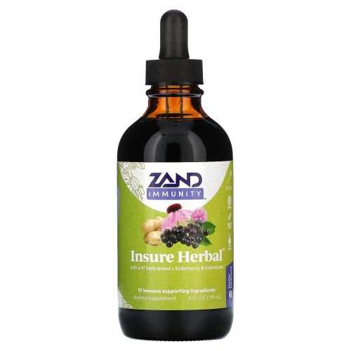 Zand, Immunity, Insure Herbal, травяной экстракт, 118 мл (4 жидк. унции)