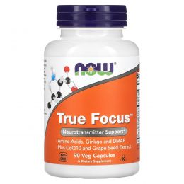 Now Foods, True Focus, 90 вегетарианских капсул