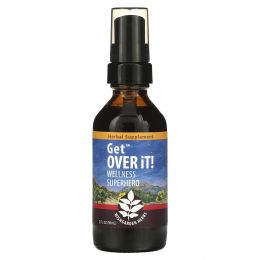 WishGarden Herbs, Get Over It, Wellness Superhero, 59 мл (2 жидк. Унции)