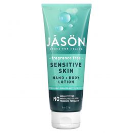 Jason Natural, Лосьон для рук и тела для чувствительной кожи, без отдушек, 227 г (8 унций)