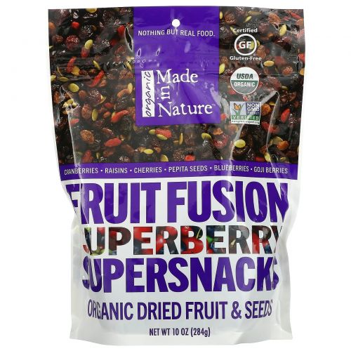 Made in Nature, Organic Super Berry Fusion, 283 г (10 унций)