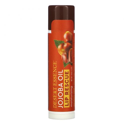 Desert Essence, Lip Rescue, увлажняющий бальзам для губ с маслом жожоба, 4,25 г