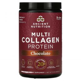 Dr. Axe / Ancient Nutrition, Multi Collagen Protein, Chocolate, 10 oz ( 283.2 g)