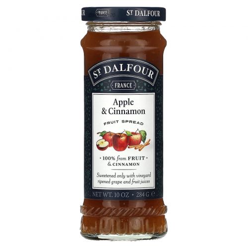 St. Dalfour, Apple & Cinnamon, Deluxe Apple & Cinnamon Spread, 10 oz (284 g)