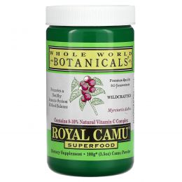 Whole World Botanicals, Порошок королевского каму-каму, 3.5 унций (100 г)