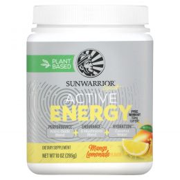Sunwarrior, Sport, активная энергия, перед тренировками, манго и лимонад, 285 г (10 унций)