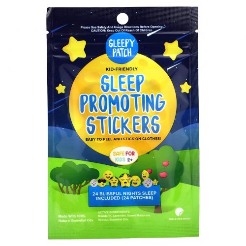 NATPAT, Sleepy Patch, Sleep Promoting  Stickers, Kids 2+, 24 Pacthes