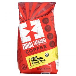 Equal Exchange, Organic, Coffee, French Roast, Whole Bean, 2 lb (907 g)