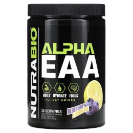 Nutrabio Labs, Alpha EAA, черничный лимонад, 395 г (0,87 фунта)