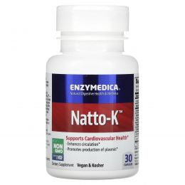 Enzymedica, Натто-К, 30 капсул