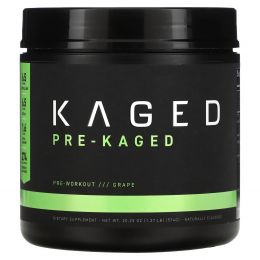 Kaged Muscle, PRE-KAGED, Premium Pre-Workout, Grape, 1.27 lb (574 g)