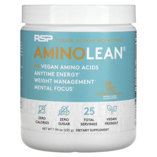 RSP Nutrition, AminoLean, Pineapple Coconut, 7.94 oz (225 g)