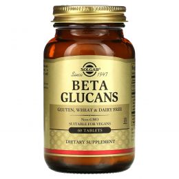 Solgar, Beta Glucans, 60 Tablets