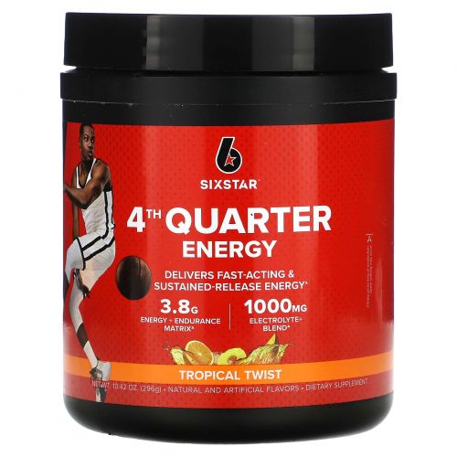 Six Star, 4th Quarter Energy, Tropical Twist, 296 г (10,42 унции)