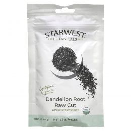 Starwest Botanicals, Органический корень одуванчика, необработанные, 75,1 г (2,65 унции)