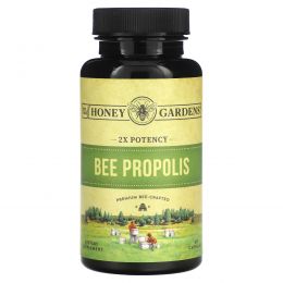 Honey Gardens, Пчелиный прополис, 2x эффективность, 60 капсул