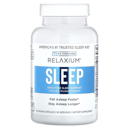 Relaxium, Sleep, 60 Vegan Capsules