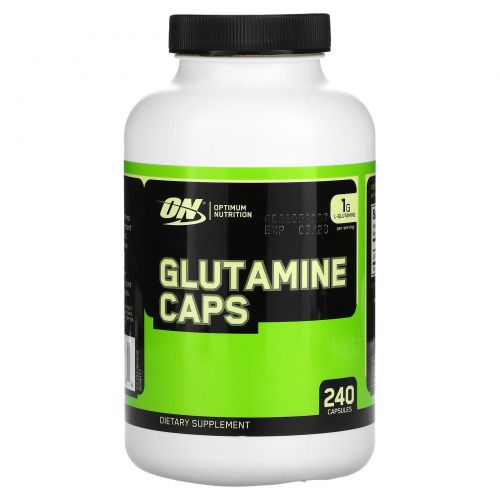 Optimum Nutrition, Глютамин, 1000 мг, 240 капсул